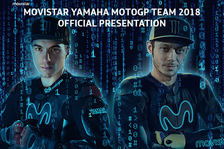 Die Yamaha-Werksfahrer Maverick Viñales und Valentino Rossi