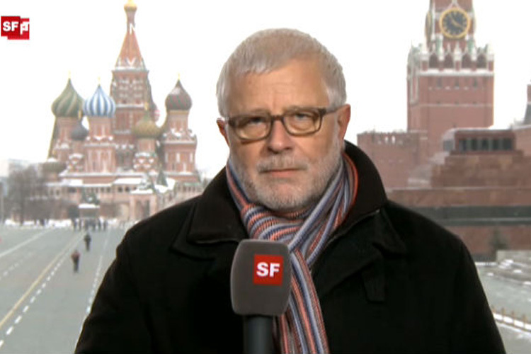 Der Russland-Kenner Peter Gysling vom Schweizer Fernsehen