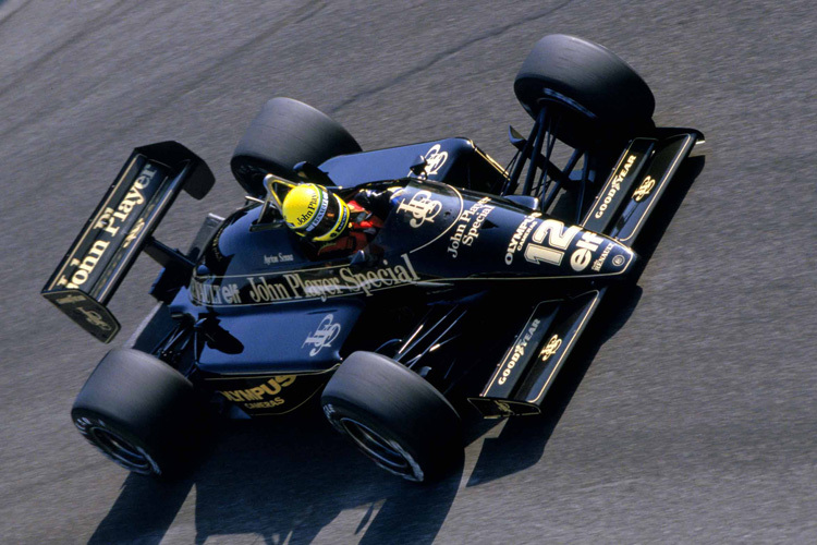 Unvergessen: Ayrton Senna im John Player Special-Lotus