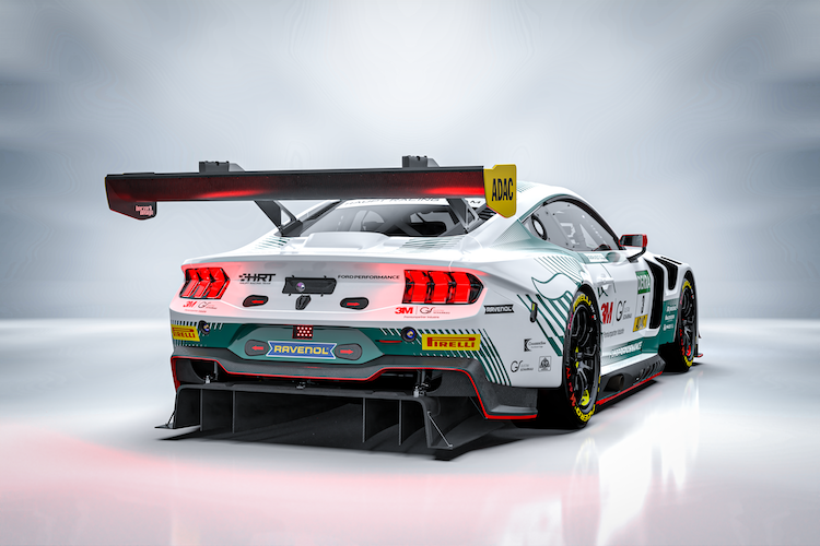 Das erste Design eines Haupt Racing Team Ford Mustang GT3 für das ADAC GT Masters 2025