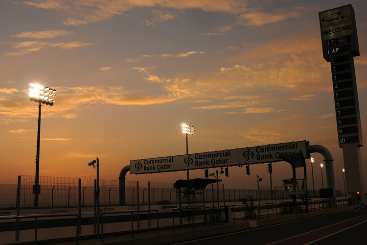 Der Losail Circuit in Doha: Stefan Bradl zählt zu den Test-Favoriten