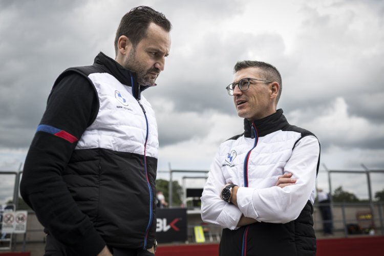 Die BMW-Topmanager Sven Blusch (li.) und Chris Gonschor