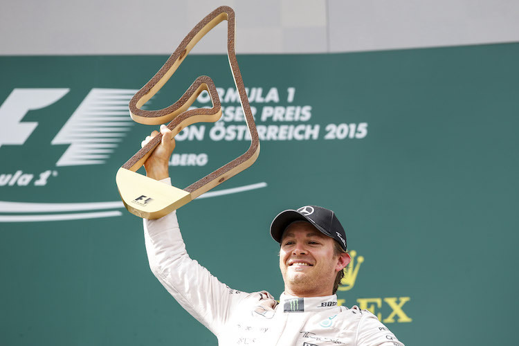 Nico Rosberg, Österreich-GP-Sieger 2014 und 2015