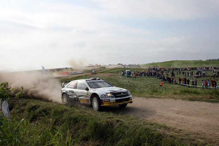 Petter Solberg bei der Rallye Polen