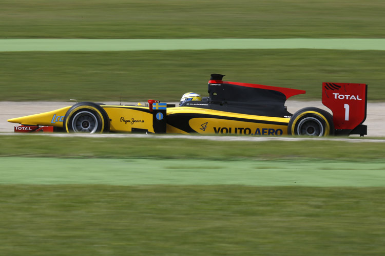 Erste GP2-Pole erobert: Marcus Ericsson im DAMS-Renner