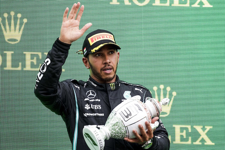 Lewis Hamilton nach dem Ungarn-GP