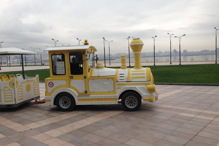 So sieht in Baku ein Media-Shuttle aus