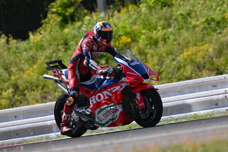 Luca Marini beim MotoGP-Test in Brünn