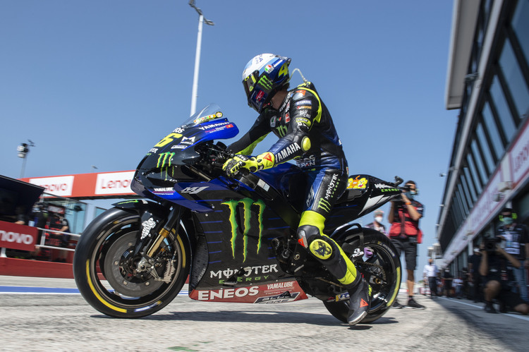 Valentino Rossi verpasste sein 200. MotoGP-Podium um 0,4 sec