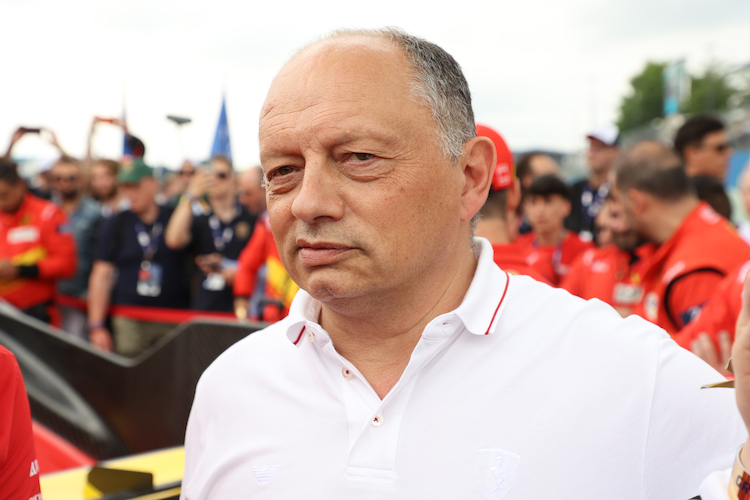 Ferrari-Teamchef Fred Vasseur: «Wir wollen nach dem guten Rennwochenende in Monza den positiven Trend fortsetzen»