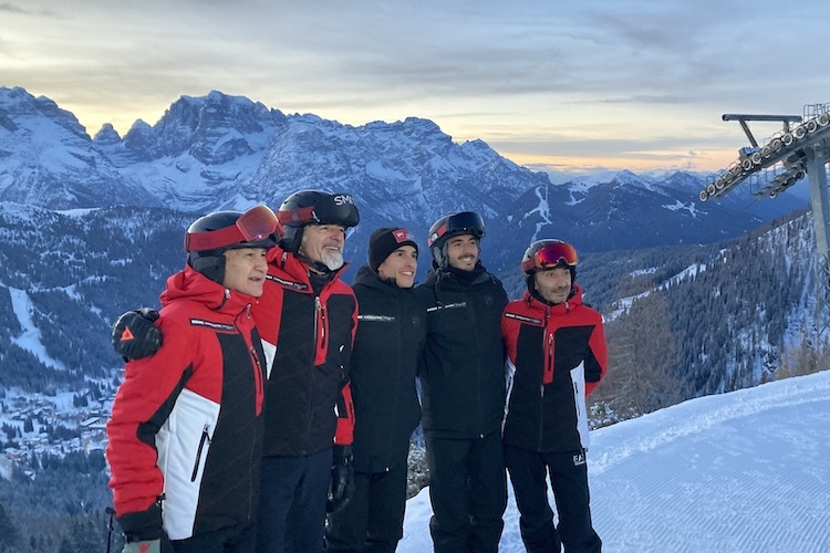 Davide Tardozzi, Gigi Dall’Igna, Marc Marquez, Pecco Bagnaia und Claudio Domenicali