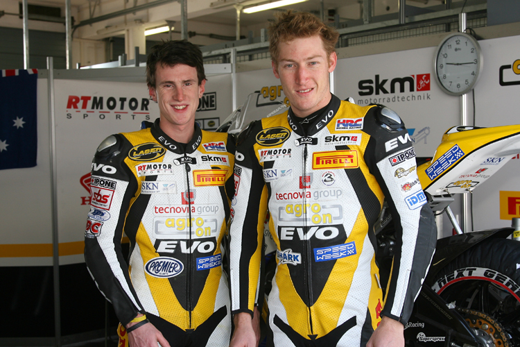 Jed Medcher (li.) und Gareth Jones - RT Racing