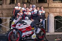 Das Ducati-Team CM Racing mit Max Kofler