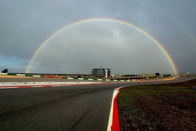 Wie wird das Wetter beim Portimao-Test?