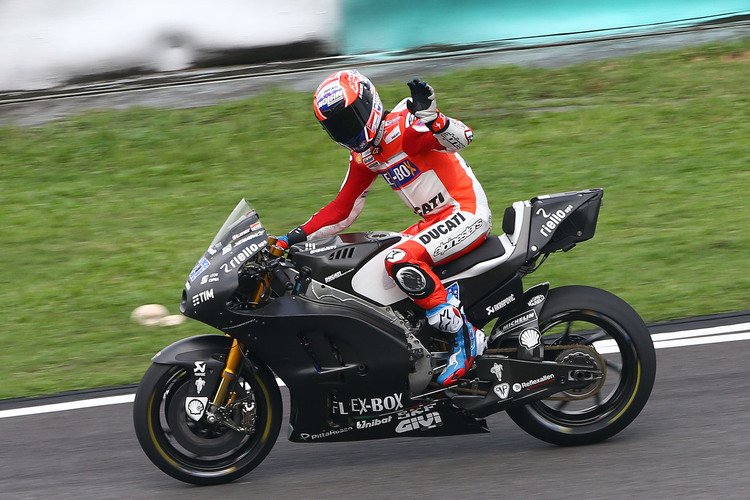 Casey Stoner auf der 2017-Ducati in Sepang