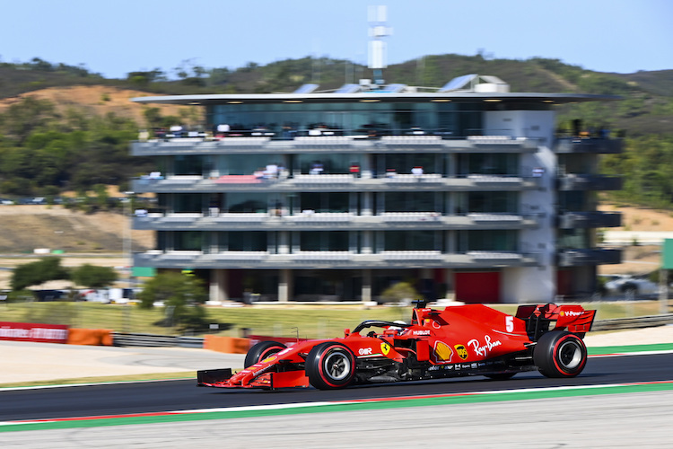 Sebastian Vettel in Portugal
