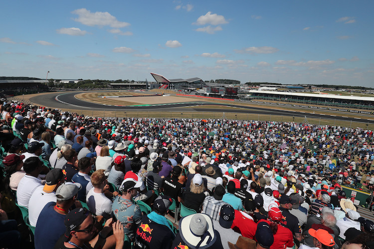 Fans beim britischen Grand Prix 2018