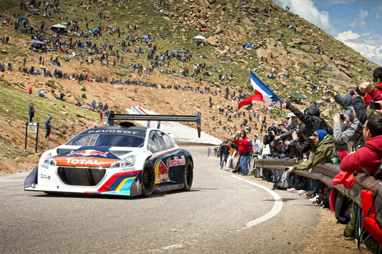 Vive la France: Die Fans am Pikes Peak wurden Zeugen einer Glanzleistung von Sébastien Loeb