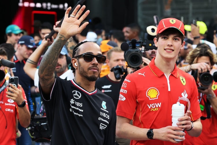 Oliver Bearman ist überzeugt: Lewis Hamilton ist eine grosse Bereicherung für Ferrari