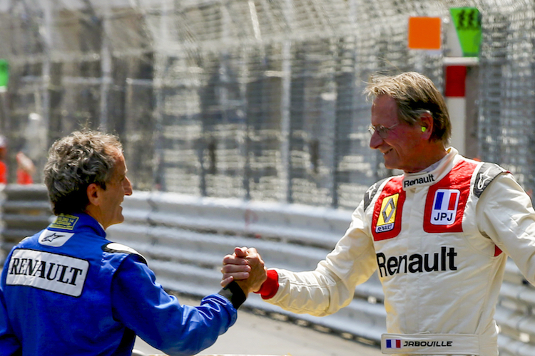 Alain Prost und Jean-Pierre Jabouille