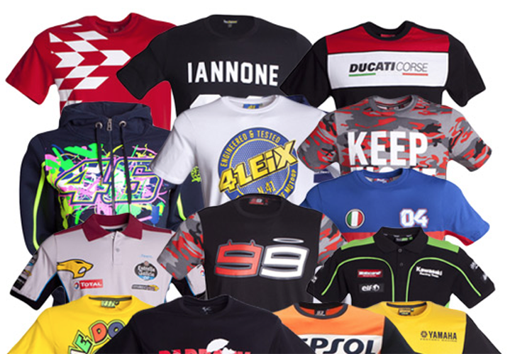 Im MotoGPStore finden Sie die neusten MotoGP-T-Shirts