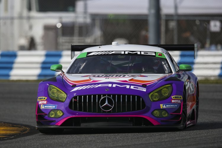 Greller Auftritt für den Mercedes-AMG GT3 von Riley Motorsports