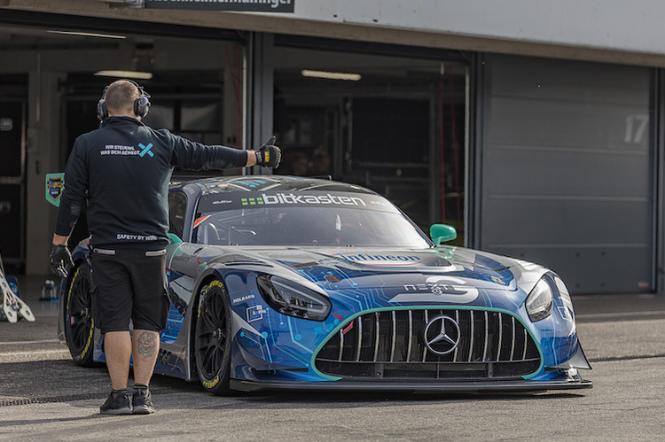 Der Arnold NextG Mercedes-AMG GT3, wie er beim ADAC GT Masters-Finale in Hockenheim starten wird