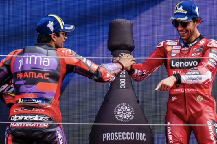 Enea Bastianini und Jorge Martin noch als Ducati-Piloten