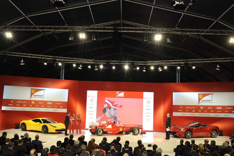 Ferrari verzichtet auf die Präsentations-Zeremonie