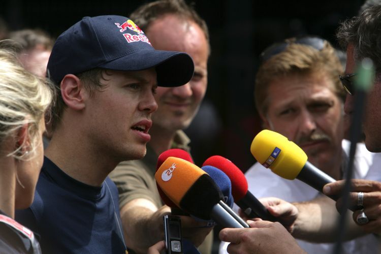 Sebastian Vettel nach dem Abschlusstraining.