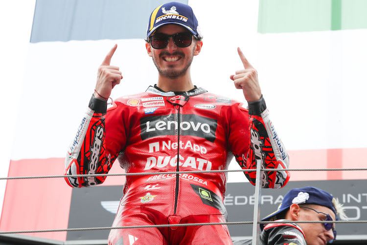 Pecco Bagnaia auf dem Weg zum WM-Titel 2022