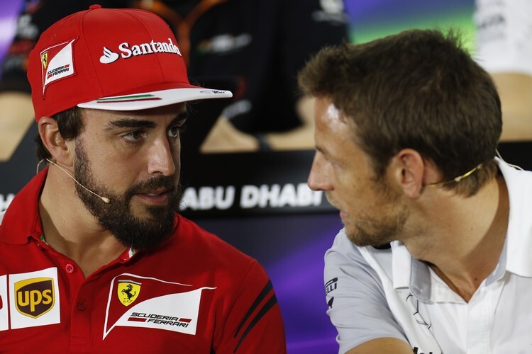 Neue Teamkollegen: Fernando Alonso und Jenson Button