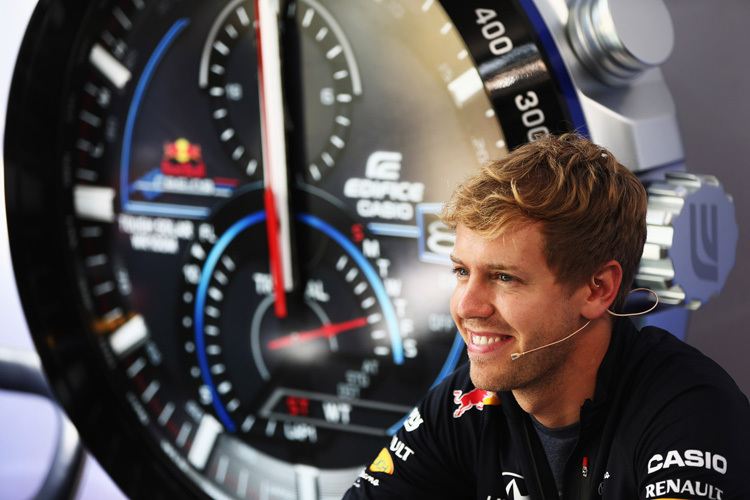 Sebastian Vettel ist Casio-Botschafter