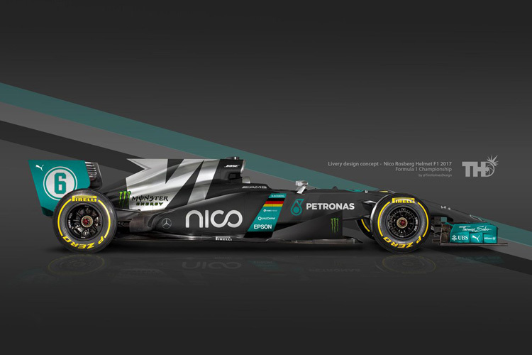 Der Wagen von Nico Rosberg