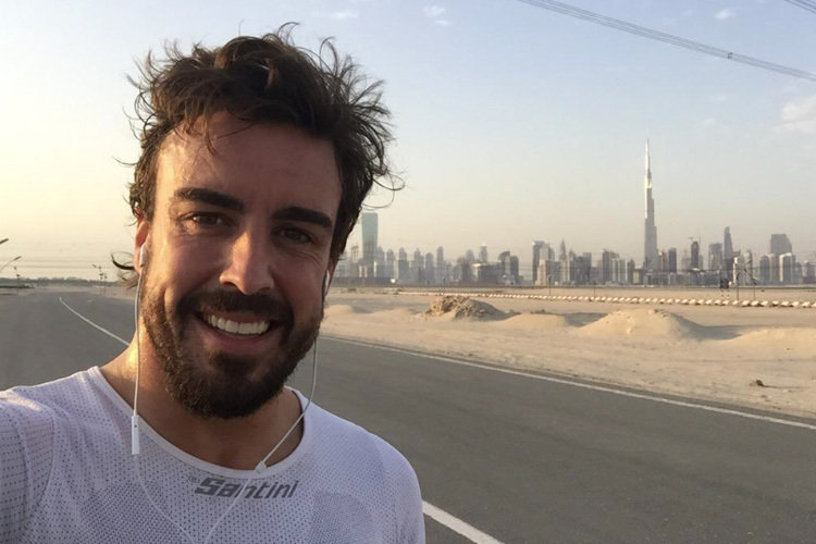 Fernando Alonso: Grüsse aus Dubai