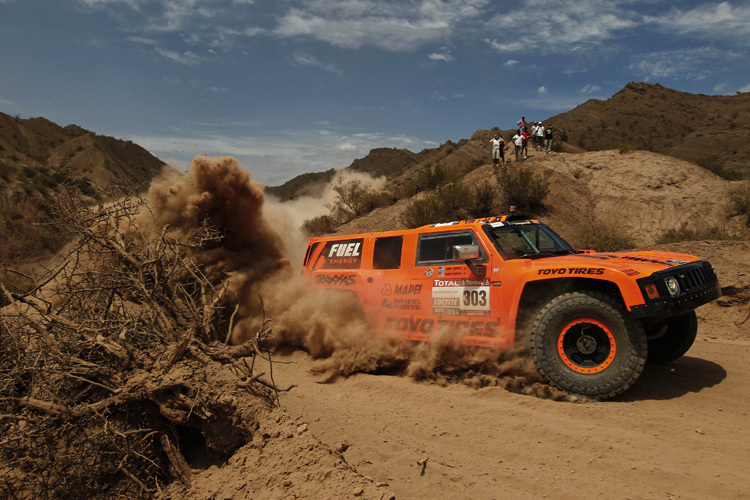 Ob Gordon auch 2013 bei der Dakar wieder Staub aufwirbeln wird?
