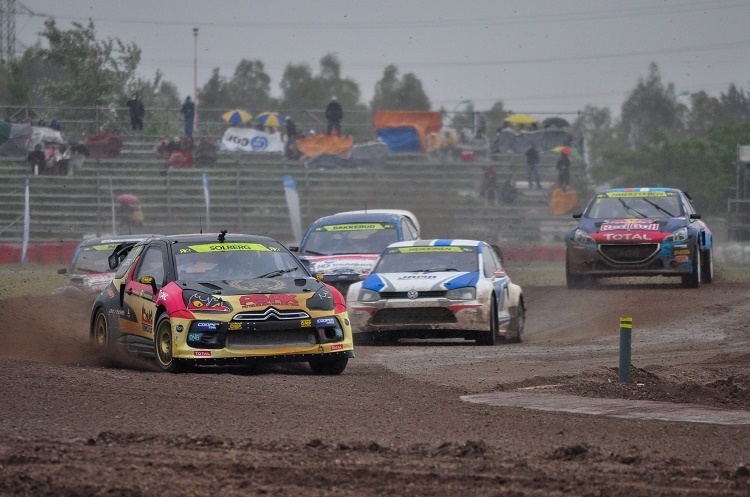 Weltmeister Petter Solberg (li.) in Action