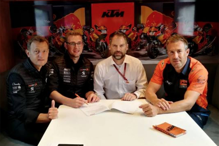 Der Vertrag mit KTM ist unterschrieben