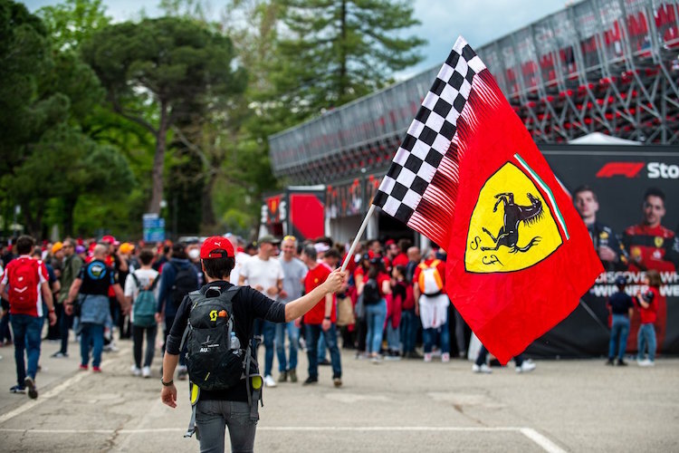 Die Tifosi hoffen auf Carlos Sainz und Charles Leclerc