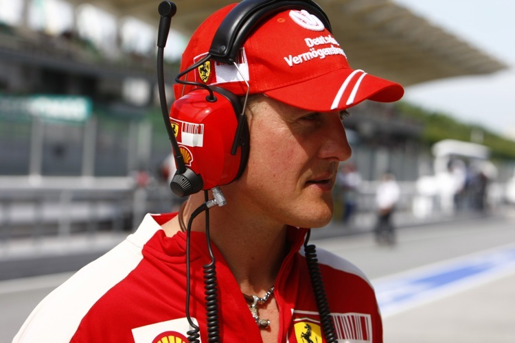 Ferrari-Botschafter Schumacher besucht die IAA