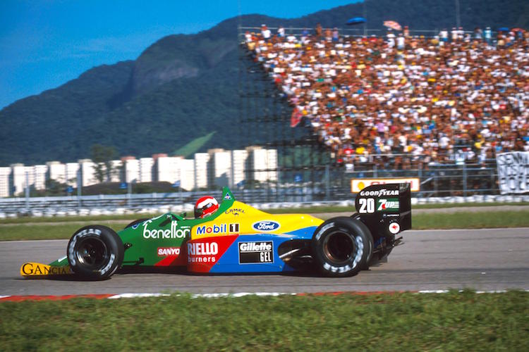 gedruckt Formel 1 Benetton Johnny Herbert Autogrammkarte inkl.Autogramm