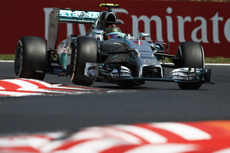 Nico Rosberg sicherte sich auf dem Hungaroring die dritte Pole-Position in Folge