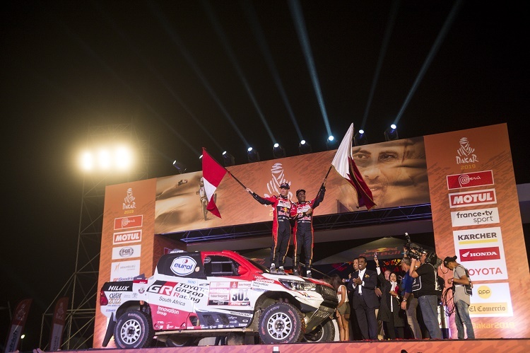 Die Sieger der 41. Rallye Dakar