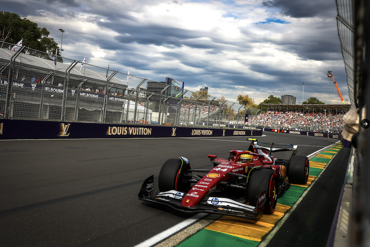 Lewis Hamilton in Melbourne