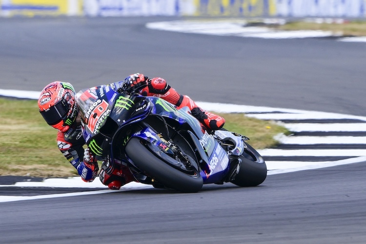 Fabio Quartararo war mit einer neuen Frontverkleidung an seiner Yamaha M1 unterwegs