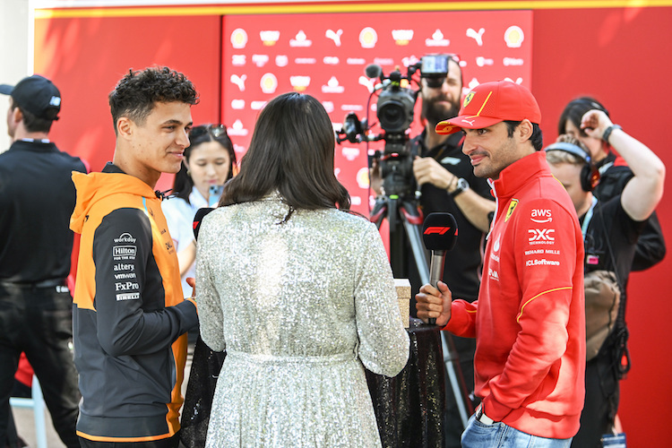 Lando Norris und Carlos Sainz