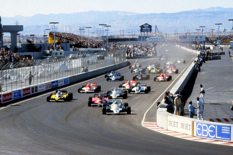 Start zum Las Vegas-GP 1981