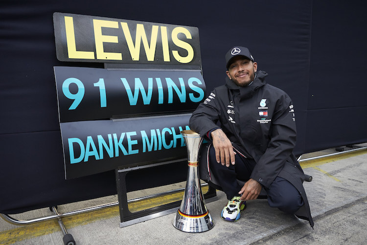 Lewis Hamilton am Nürburgring 2020