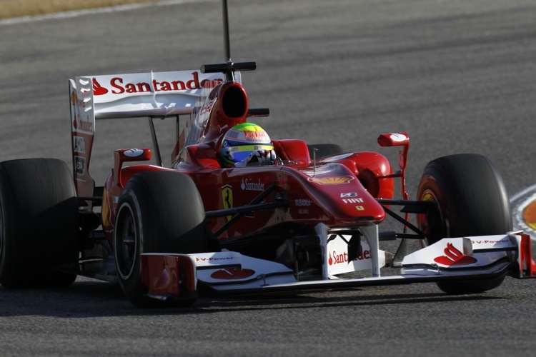 Massa auch am zweiten Tag im F10