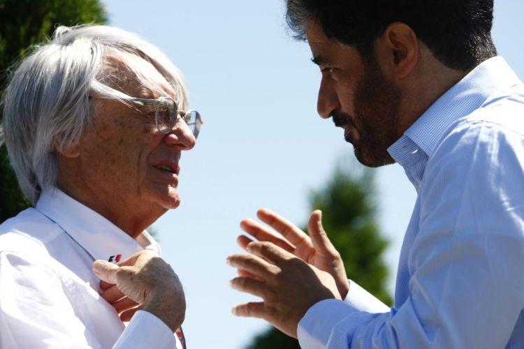 Bernie Ecclestone und Scheich Mohamed Bin Sulayem